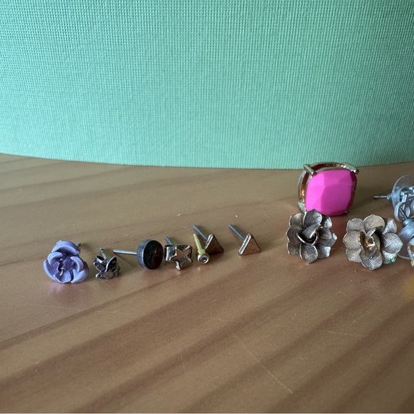 Colorful Stud Earring Set - Picture 2 of 4